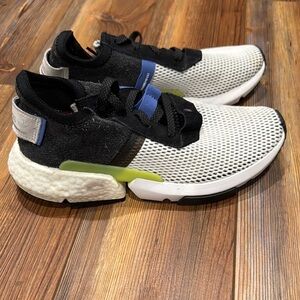 adidas White and Black Athletic Shoes